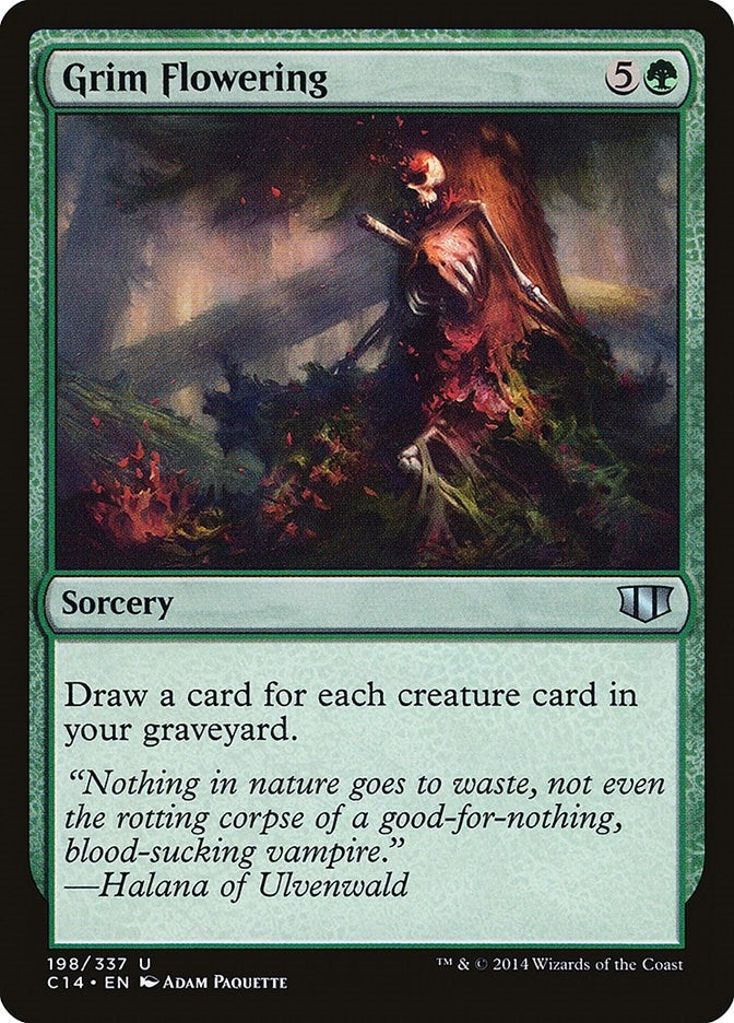 Image for Grim Flowering (Commander 2014) (198) - Magic: The Gathering