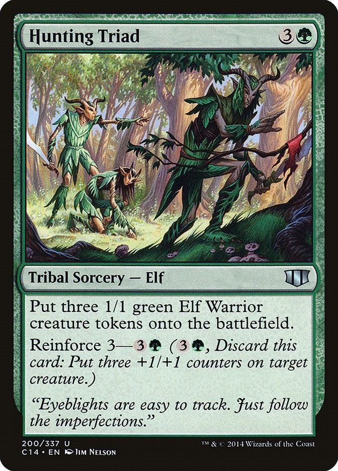 Image for Hunting Triad (Commander 2014) (200) - Magic: The Gathering