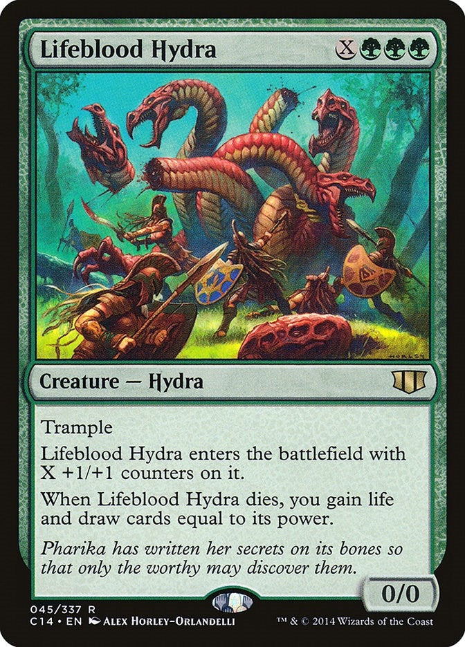 Image for Lifeblood Hydra (Commander 2014) (45) - Magic: The Gathering