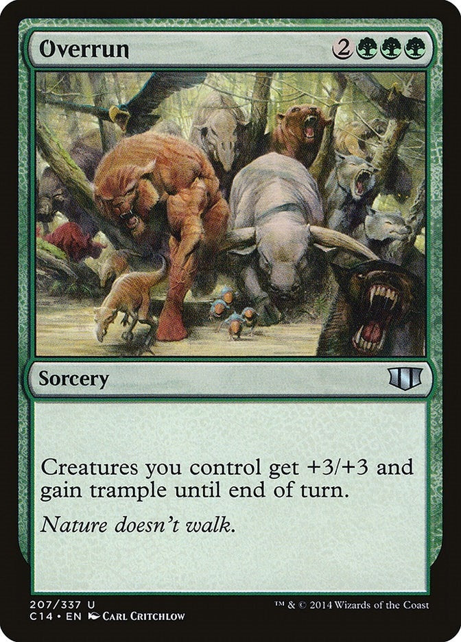 Image for Overrun (Commander 2014) (207) - Magic: The Gathering