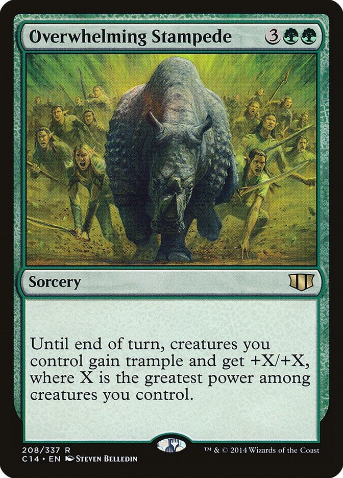 Image for Overwhelming Stampede (Commander 2014) (208) - Magic: The Gathering