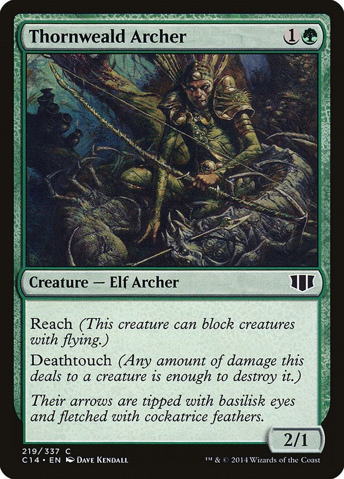 Image for Thornweald Archer (Commander 2014) (219) - Magic: The Gathering