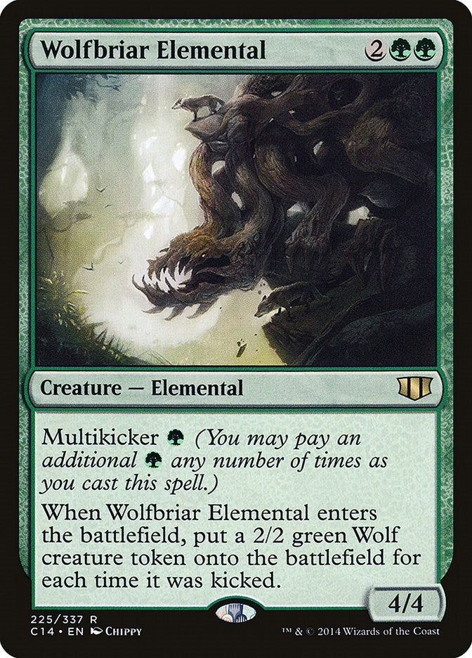 Image for Wolfbriar Elemental (Commander 2014) (225) - Magic: The Gathering
