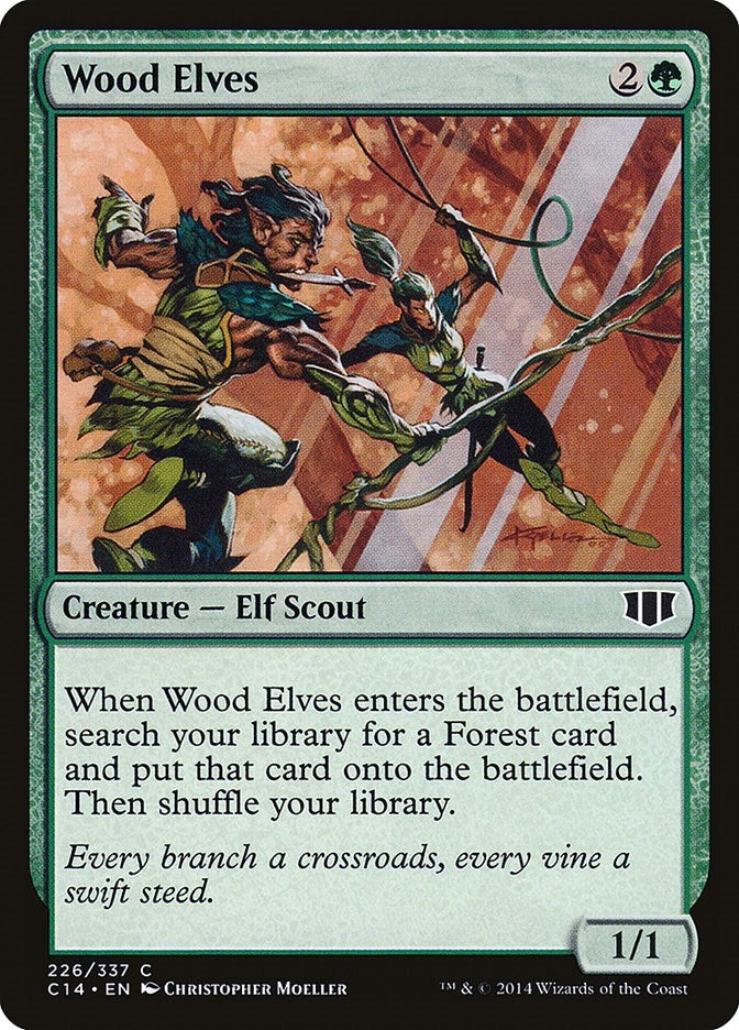 Image for Wood Elves (Commander 2014) (226) - Magic: The Gathering