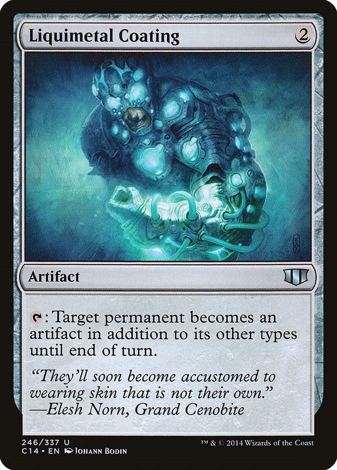 Image for Liquimetal Coating (Commander 2014) (246) - Magic: The Gathering