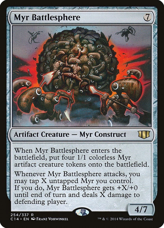 Image for Myr Battlesphere (Commander 2014) (254) - Magic: The Gathering