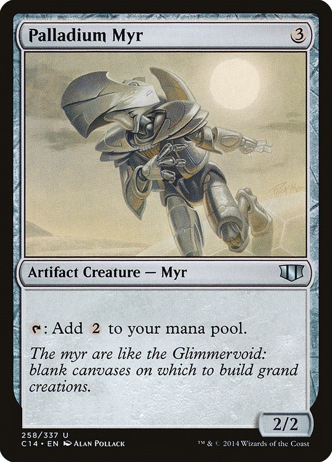 Image for Palladium Myr (Commander 2014) (258) - Magic: The Gathering