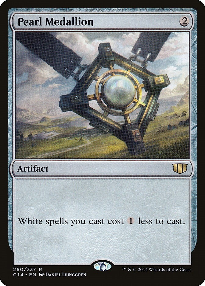 Image for Pearl Medallion (Commander 2014) (260) - Magic: The Gathering