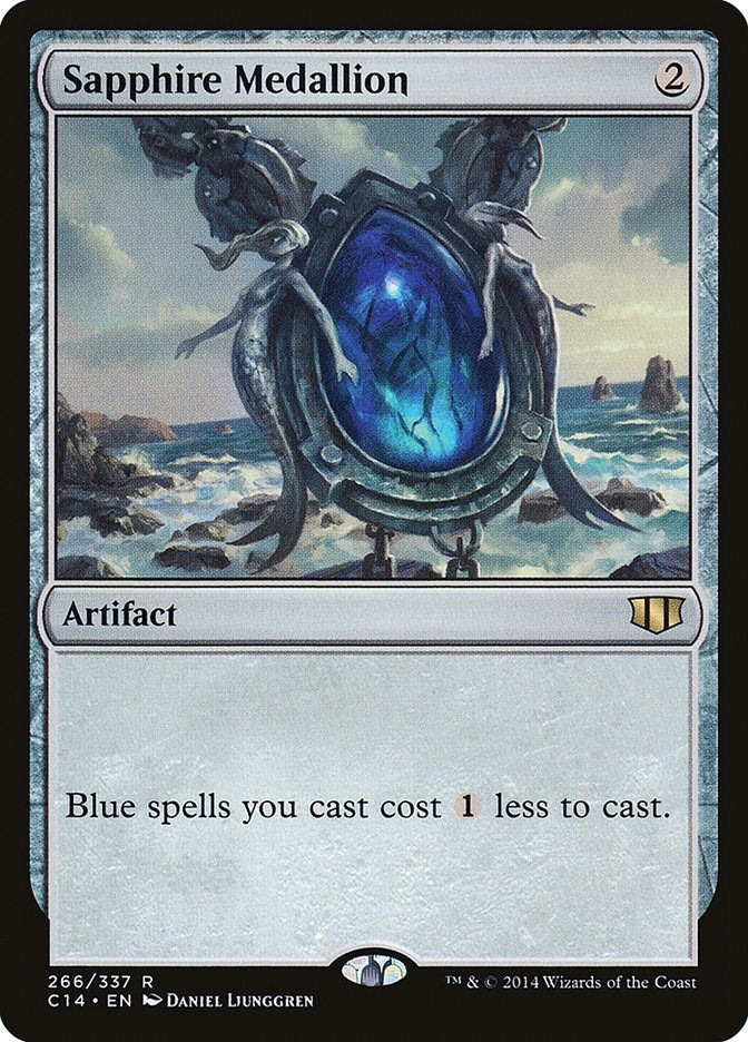Image for Sapphire Medallion (Commander 2014) (266) - Magic: The Gathering