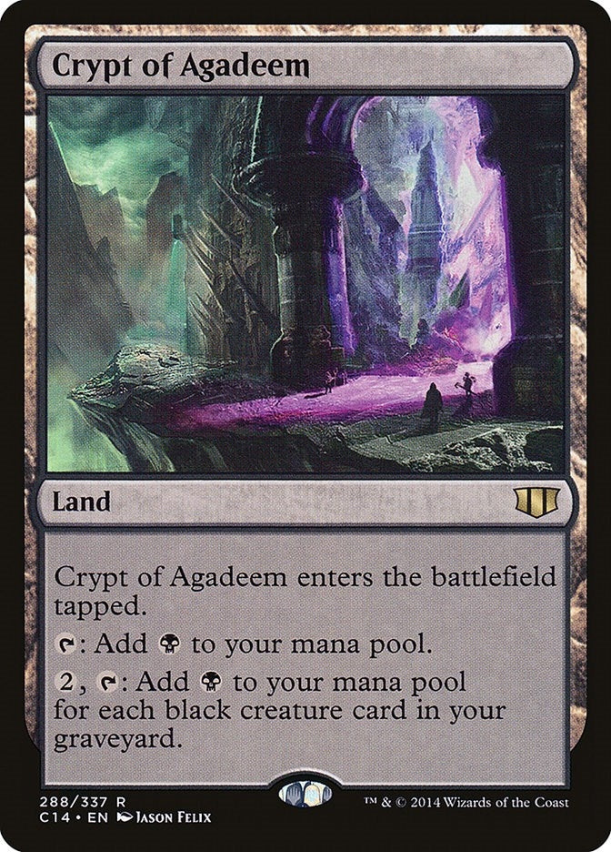 Image for Crypt of Agadeem (Commander 2014) (288) - Magic: The Gathering