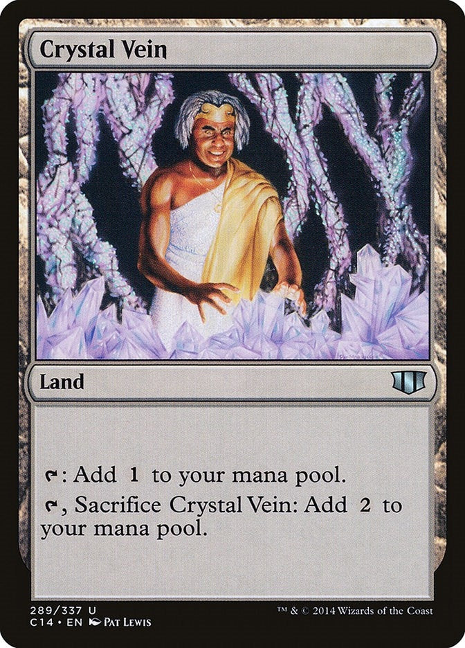 Image for Crystal Vein (Commander 2014) (289) - Magic: The Gathering