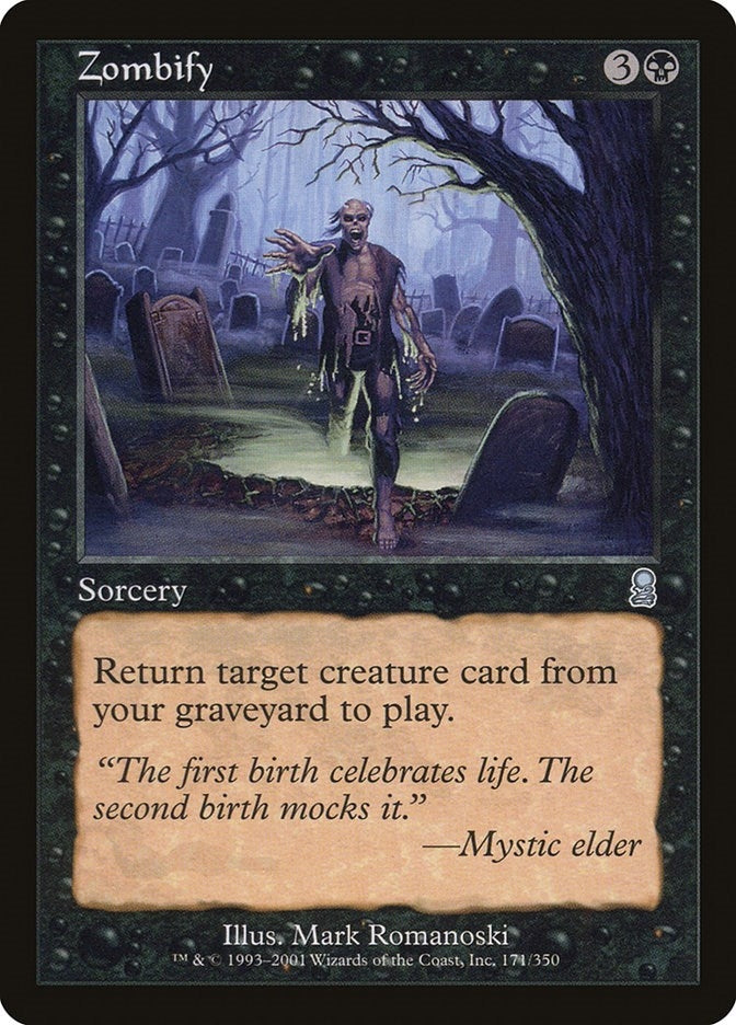 Image for Zombify (Odyssey) (171) - Magic: The Gathering