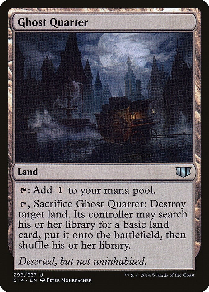 Image for Ghost Quarter (Commander 2014) (298) - Magic: The Gathering