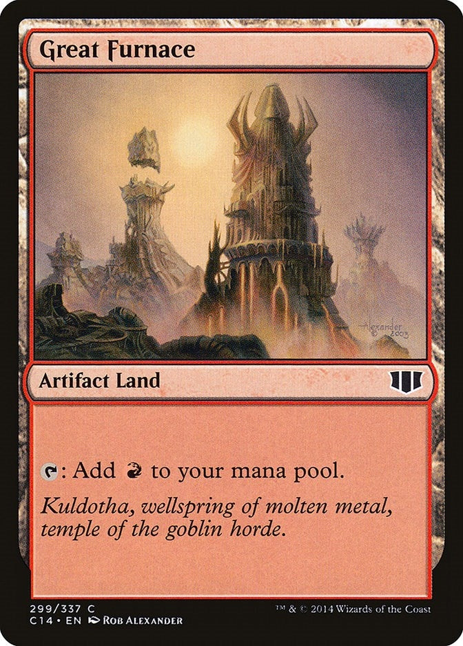 Image for Great Furnace (Commander 2014) (299) - Magic: The Gathering
