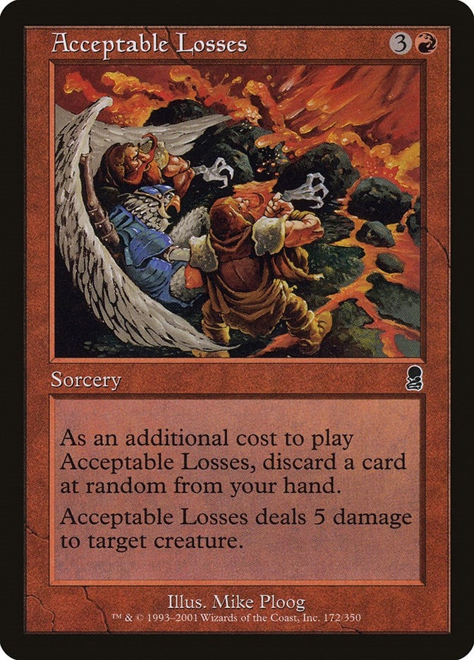 Image for Acceptable Losses (Odyssey) (172) - Magic: The Gathering