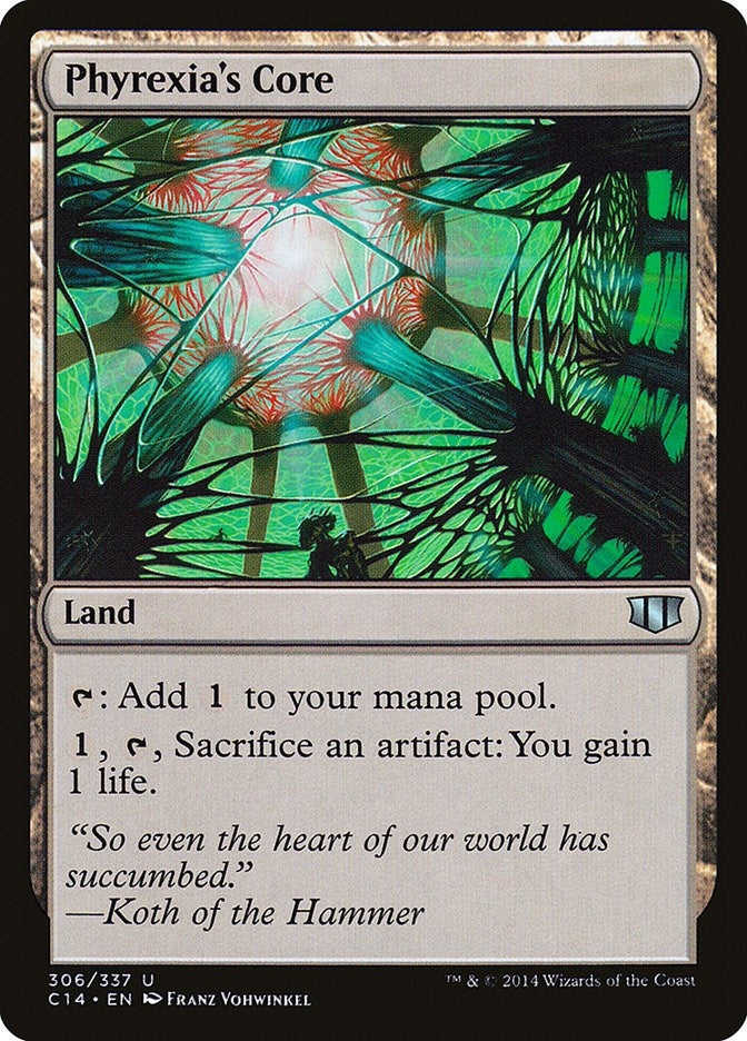 Image for Phyrexia's Core (Commander 2014) (306) - Magic: The Gathering