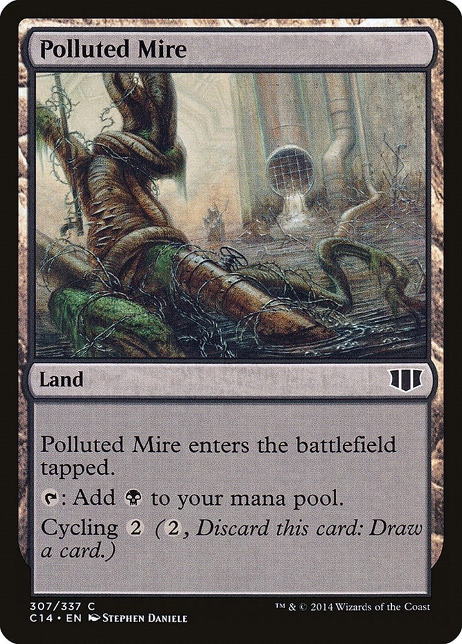 Image for Polluted Mire (Commander 2014) (307) - Magic: The Gathering