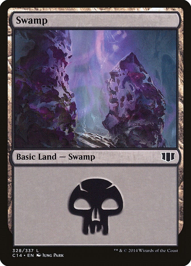 Image for Swamp (328) (Commander 2014) (328) - Magic: The Gathering