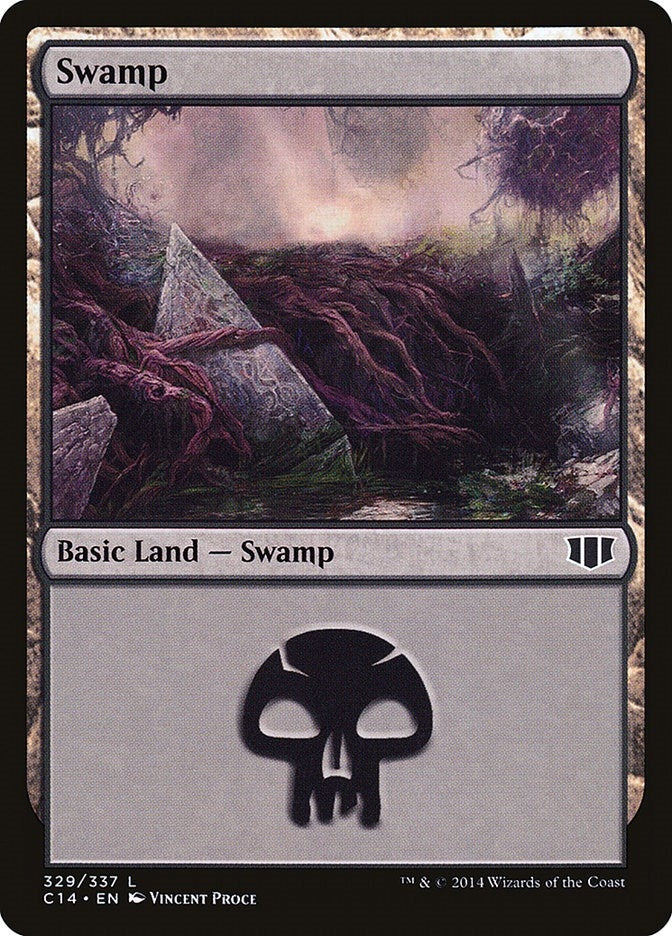 Image for Swamp (329) (Commander 2014) (329) - Magic: The Gathering