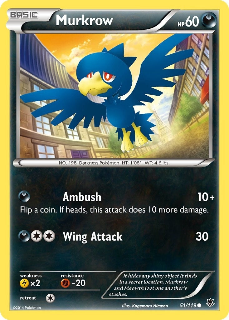 Image for Murkrow (XY - Phantom Forces) (51/119) - Pokemon