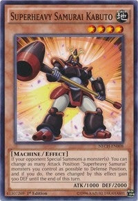 Image for Superheavy Samurai Kabuto (The New Challengers) (NECH-EN008) - YuGiOh