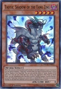 Image for Taotie, Shadow of the Yang Zing (The New Challengers) (NECH-EN031) - YuGiOh