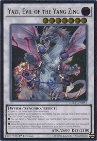 Image for Yazi, Evil of the Yang Zing (UTR) (The New Challengers) (NECH-EN051) - YuGiOh