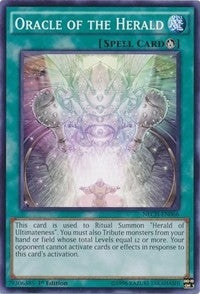 Image for Oracle of the Herald (The New Challengers) (NECH-EN066) - YuGiOh