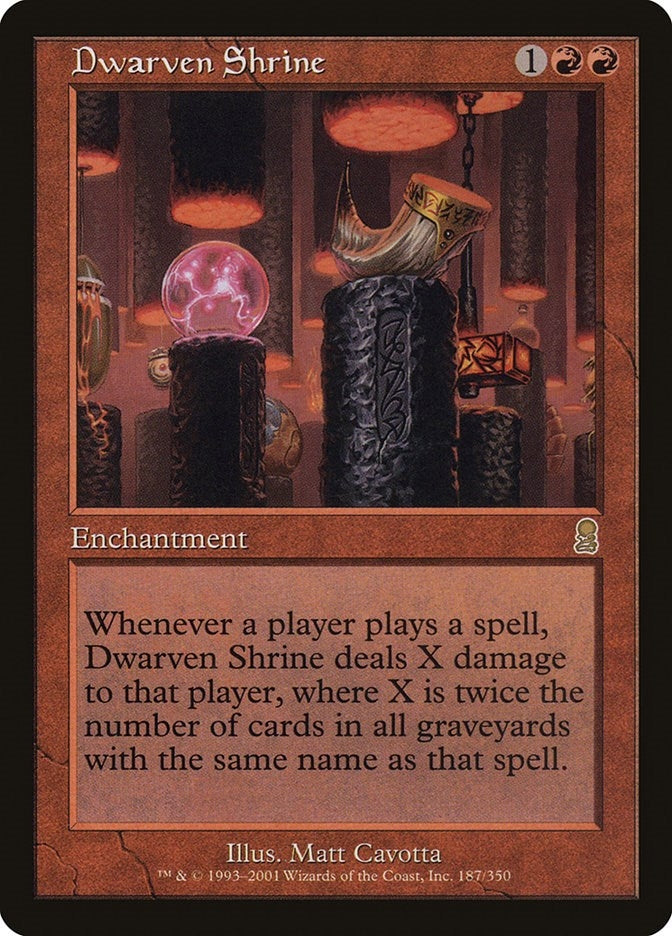 Image for Dwarven Shrine (Odyssey) (187) - Magic: The Gathering