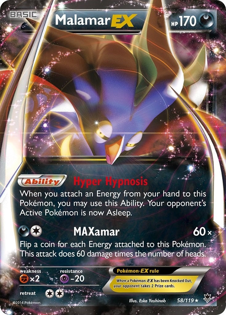 Image for Malamar EX (XY - Phantom Forces) (58/119) - Pokemon