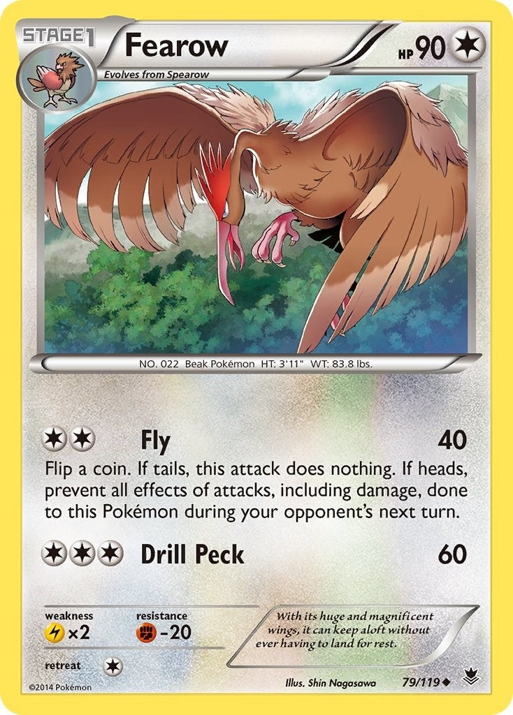 Image for Fearow (XY - Phantom Forces) (79/119) - Pokemon
