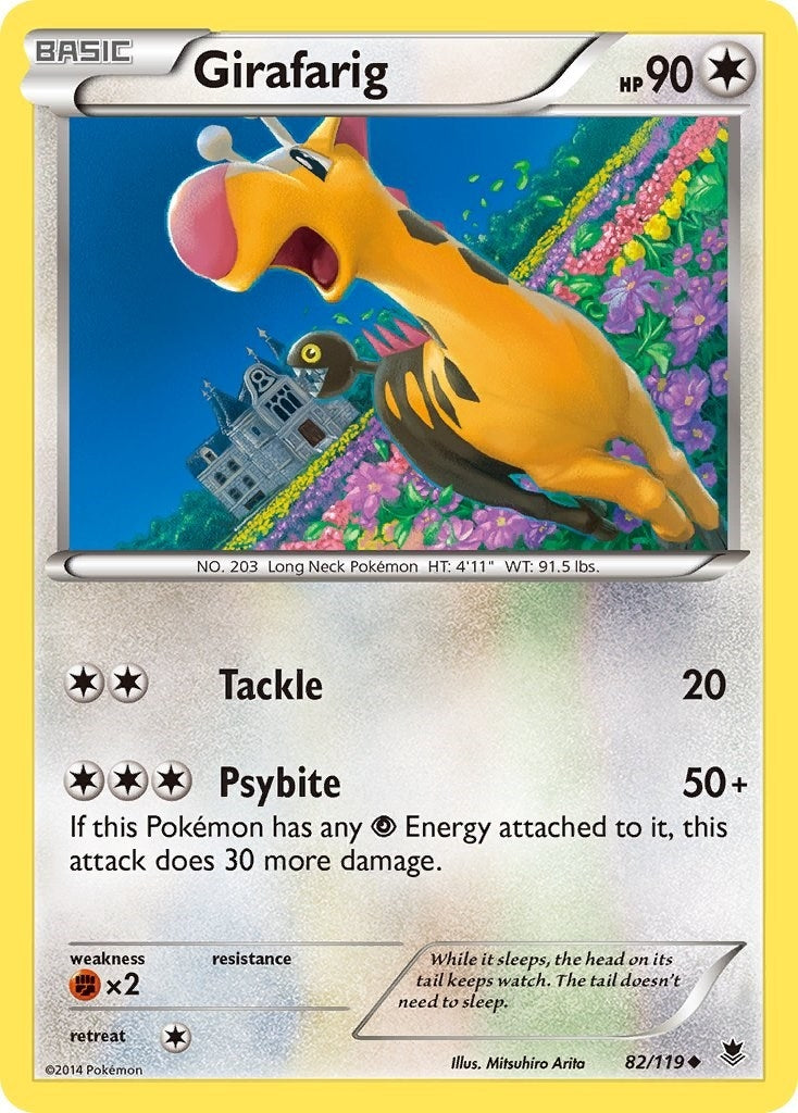 Image for Girafarig (XY - Phantom Forces) (82/119) - Pokemon