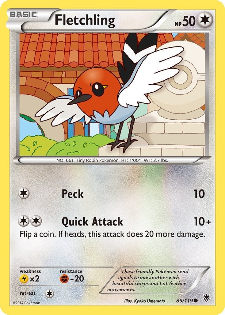 Image for Fletchling (XY - Phantom Forces) (89/119) - Pokemon
