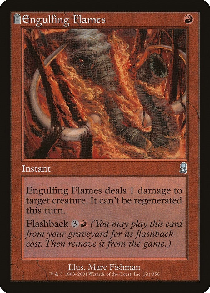 Image for Engulfing Flames (Odyssey) (191) - Magic: The Gathering