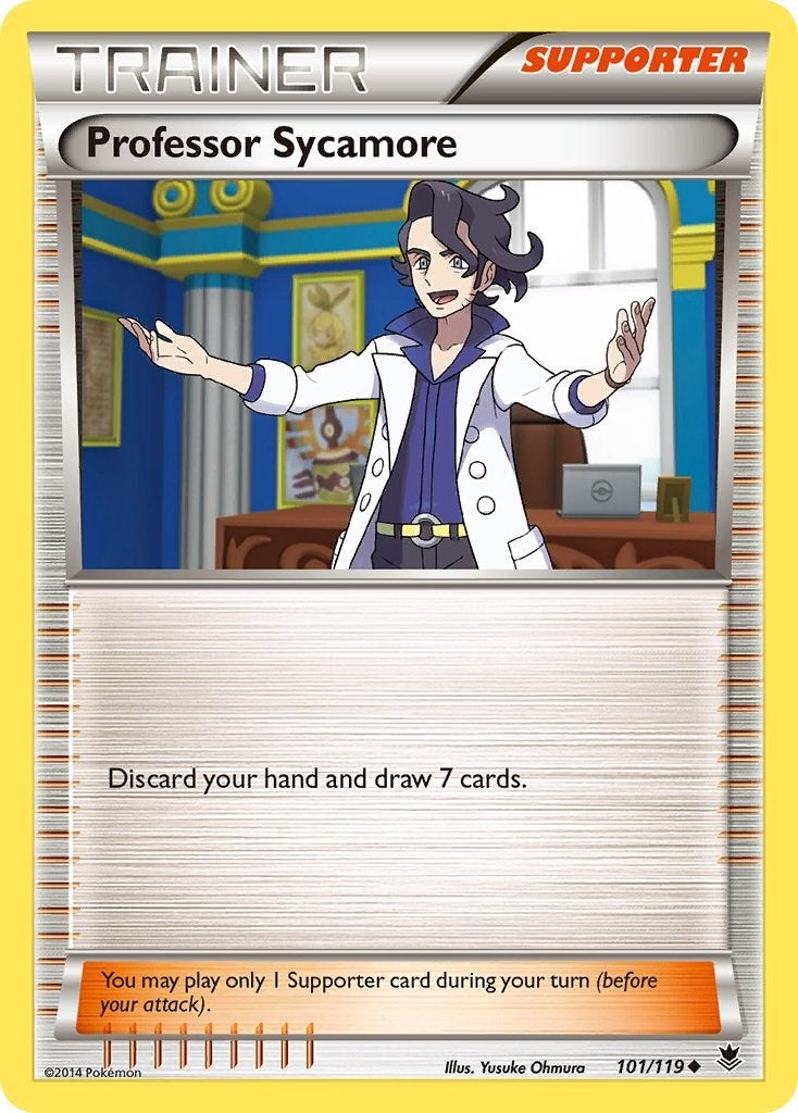 Image for Professor Sycamore (XY - Phantom Forces) (101/119) - Pokemon