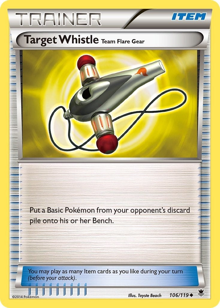 Image for Target Whistle (XY - Phantom Forces) (106/119) - Pokemon