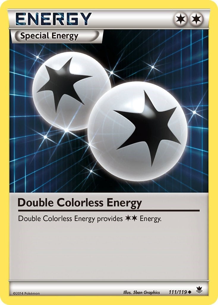 Image for Double Colorless Energy (XY - Phantom Forces) (111/119) - Pokemon