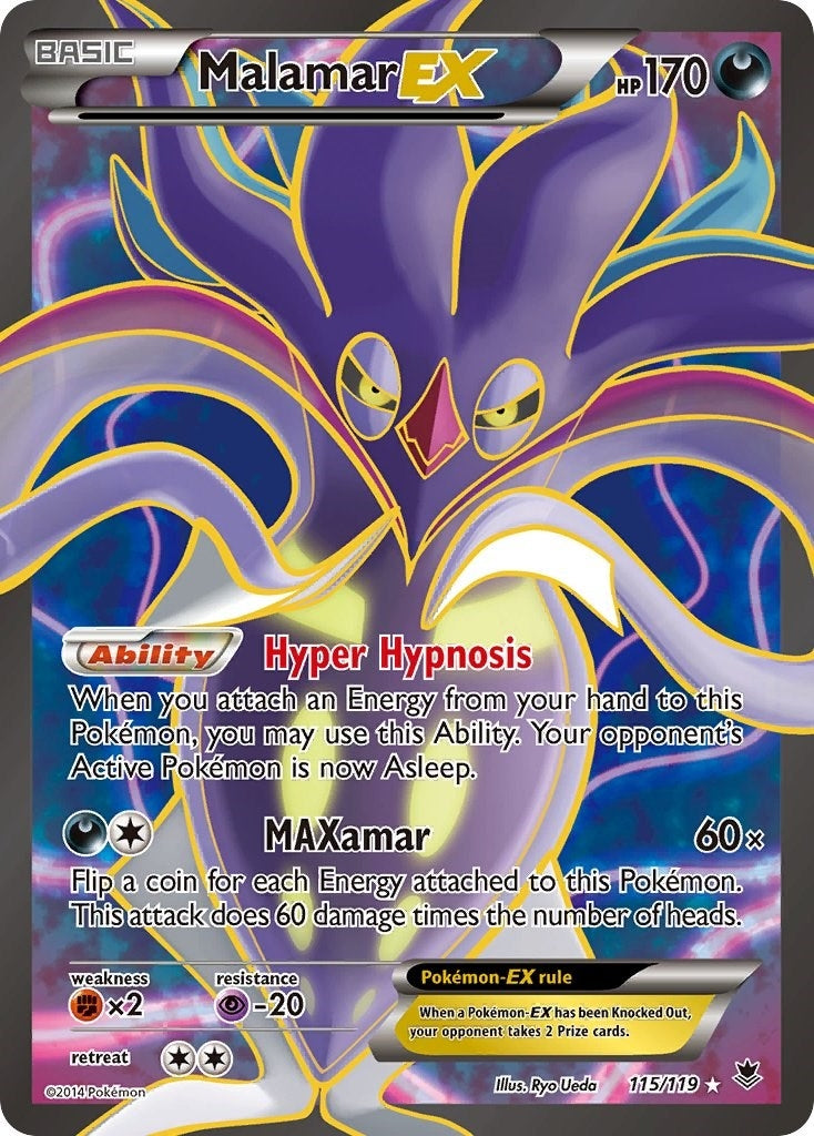Image for Malamar EX (115 Full Art) (XY - Phantom Forces) (115/119) - Pokemon