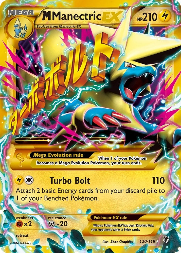 Image for M Manectric EX (120 Secret Rare) (XY - Phantom Forces) (120/119) - Pokemon