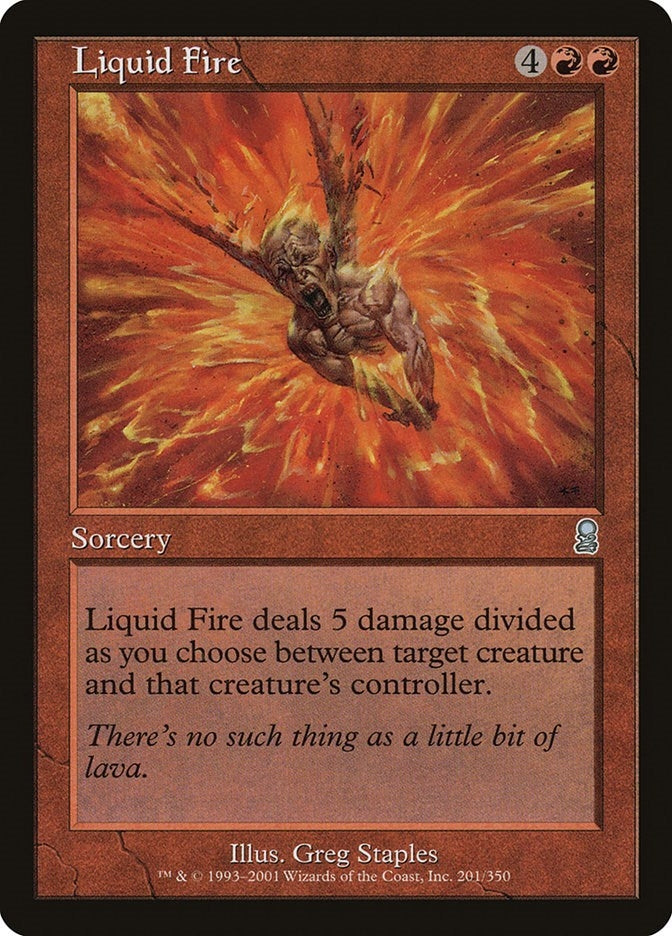 Image for Liquid Fire (Odyssey) (201) - Magic: The Gathering