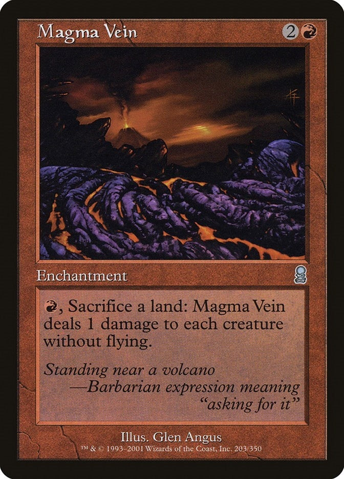 Image for Magma Vein (Odyssey) (203) - Magic: The Gathering