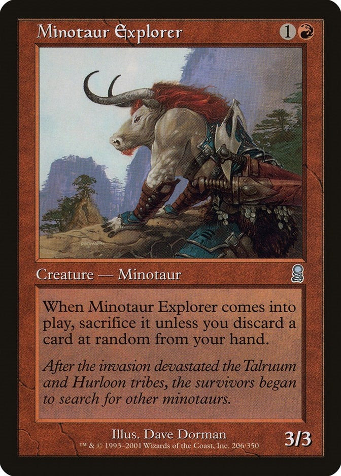 Image for Minotaur Explorer (Odyssey) (206) - Magic: The Gathering
