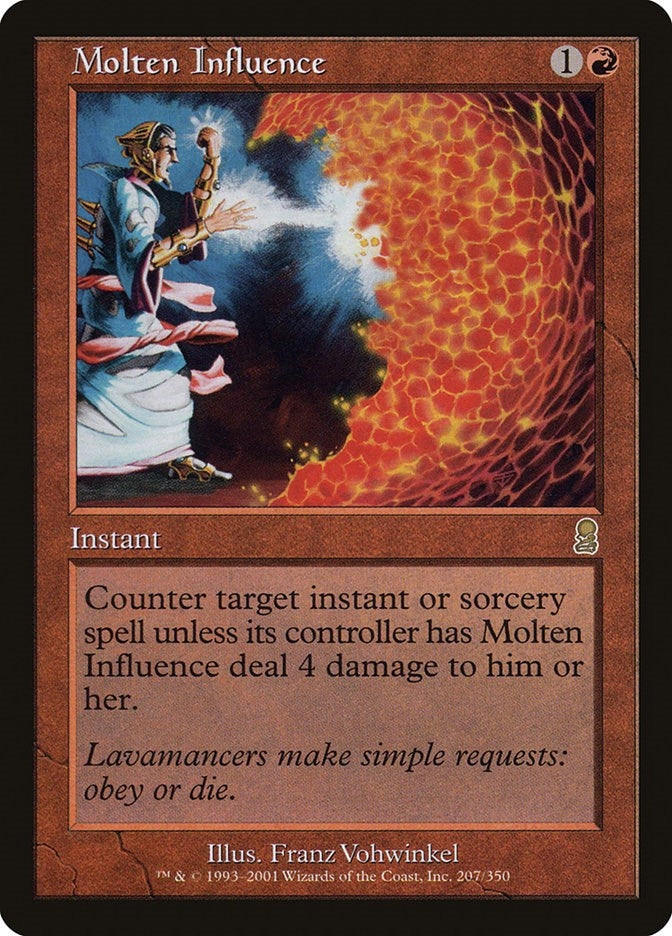 Image for Molten Influence (Odyssey) (207) - Magic: The Gathering