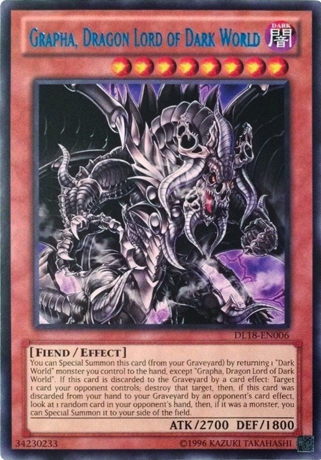 Image for Grapha, Dragon Lord of Dark World (Blue) (Duelist League Promo) (DL18-EN006) - YuGiOh