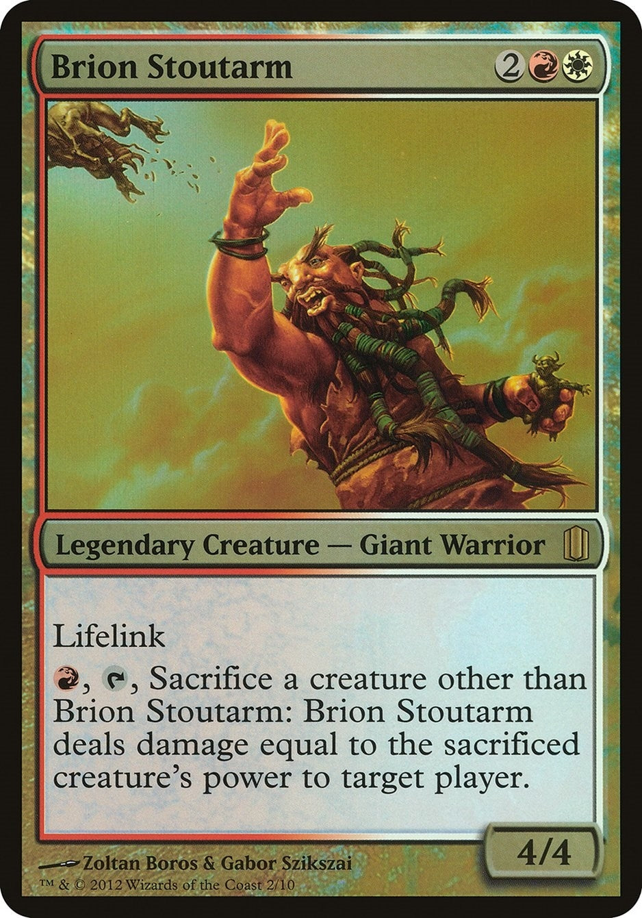 Image for Brion Stoutarm (Commander's Arsenal) (Oversize Cards) - Magic: The Gathering
