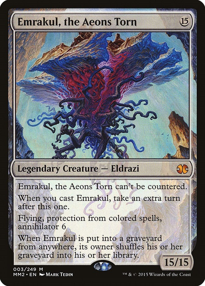 Image for Emrakul, the Aeons Torn (Modern Masters 2015) (3) - Magic: The Gathering