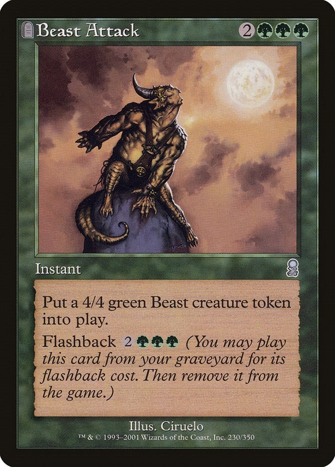 Image for Beast Attack (Odyssey) (230) - Magic: The Gathering
