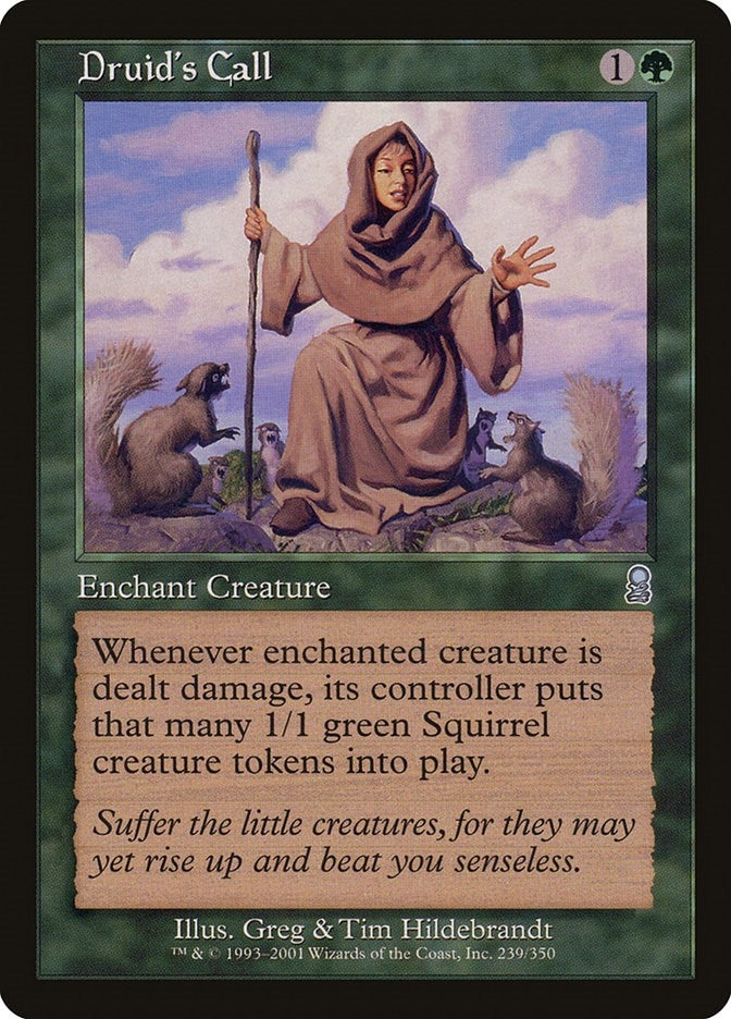 Image for Druid's Call (Odyssey) (239) - Magic: The Gathering
