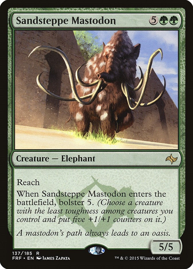 Image for Sandsteppe Mastodon (Fate Reforged) (137) - Magic: The Gathering