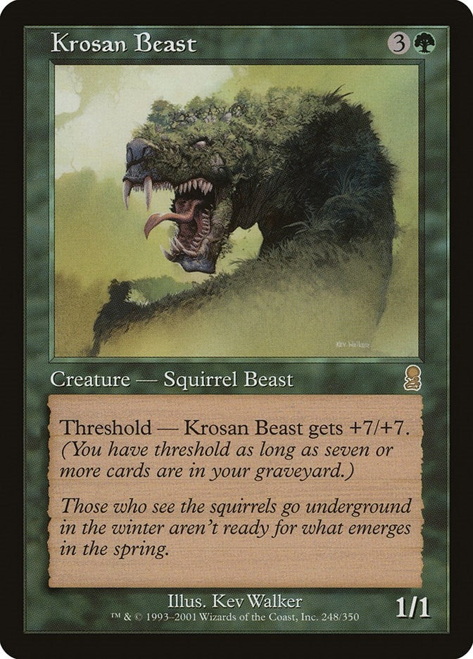 Image for Krosan Beast (Odyssey) (248) - Magic: The Gathering